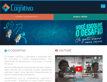 Tablet Screenshot of colegiocognitivo.com.br